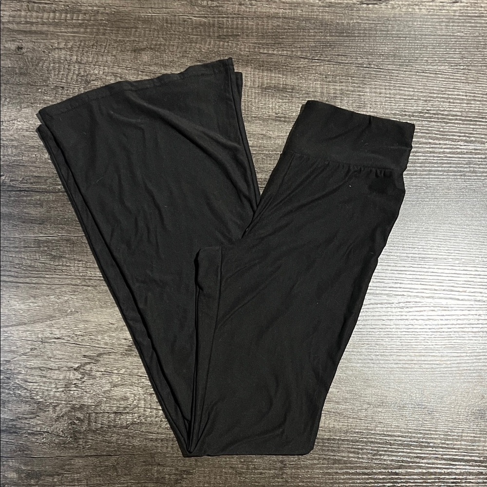 Black Stretch flare Leggings